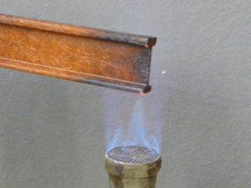 "U S C G" Phenolic Grating, "F R P" Fire Test