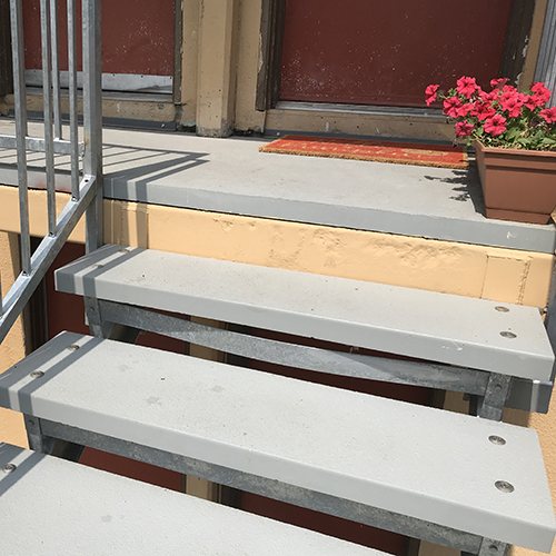 F R P Covered Stair Treads